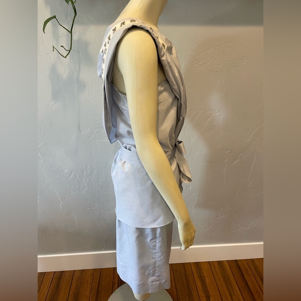 Women’s cotton and silk blend Thakoon 2011 runway dress size 8 made in Italy